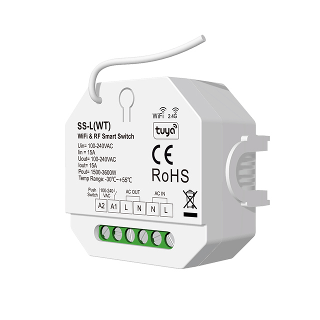SS-L(WT) High Voltage Tuya Wifi and RF Smart Light Switch Alexa